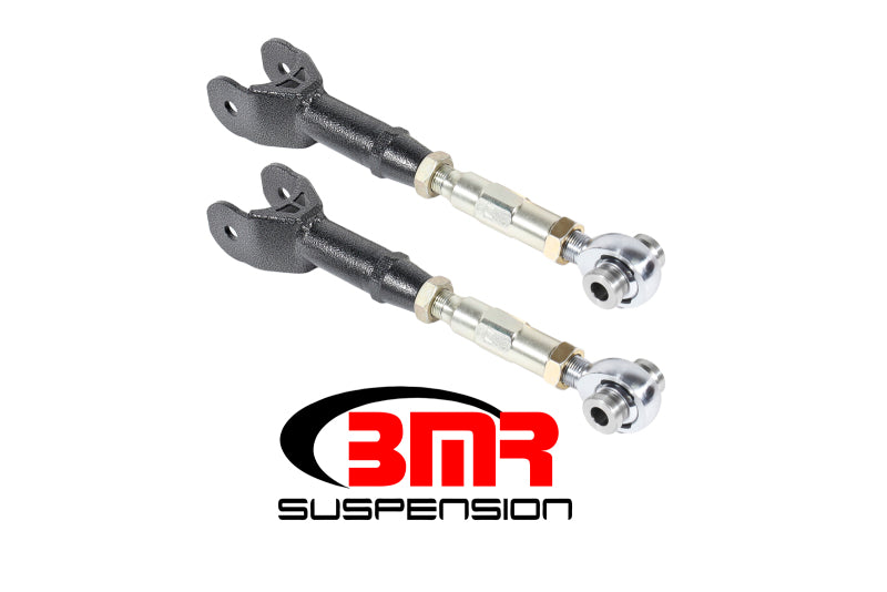 BMR 16-17 6th Gen Camaro Upper Trailing Arms w/ On-Car Adj. Rod Ends - Black Hammertone UTCA060H
