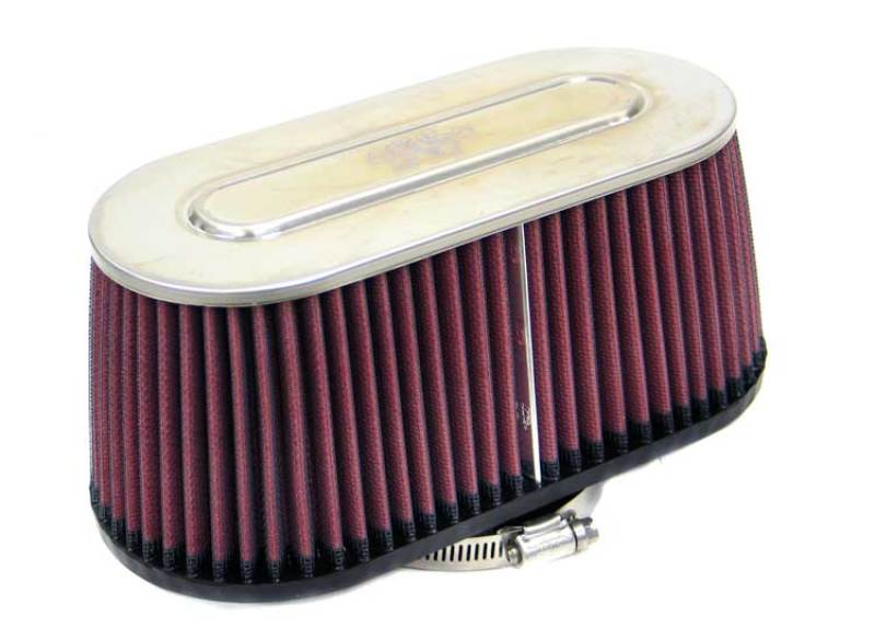 K&N Marine Engine Flame Arrestor - Oval Tapered 3.75in Flange ID / .75in Flange Length / 4in Height 59-5005