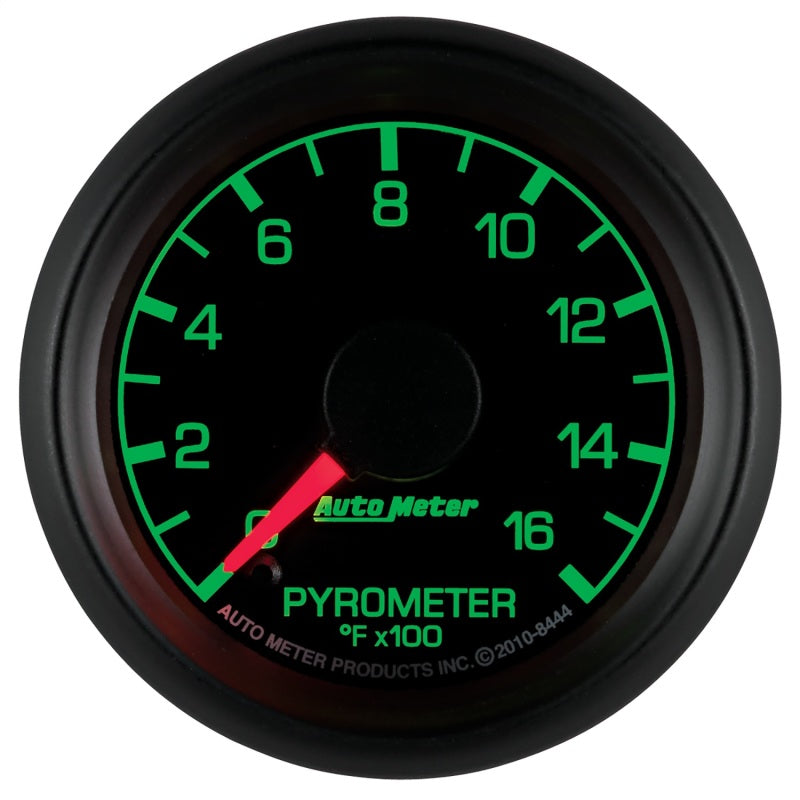 Autometer Factory Match Ford 52.4mm Full Sweep Electronic 0-1600 Deg F EGT/Pyrometer Gauge 8444
