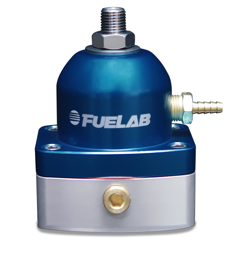 Fuelab 515 EFI Adjustable FPR 25-90 PSI (2) -6AN In (1) -6AN Return - Blue 51502-3