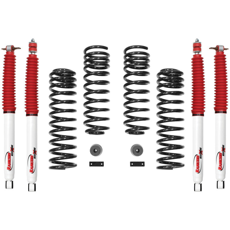 Rancho 07-17 Jeep Wrangler Front and Rear Suspension System - Master Part Number / One Box RS66119BR5
