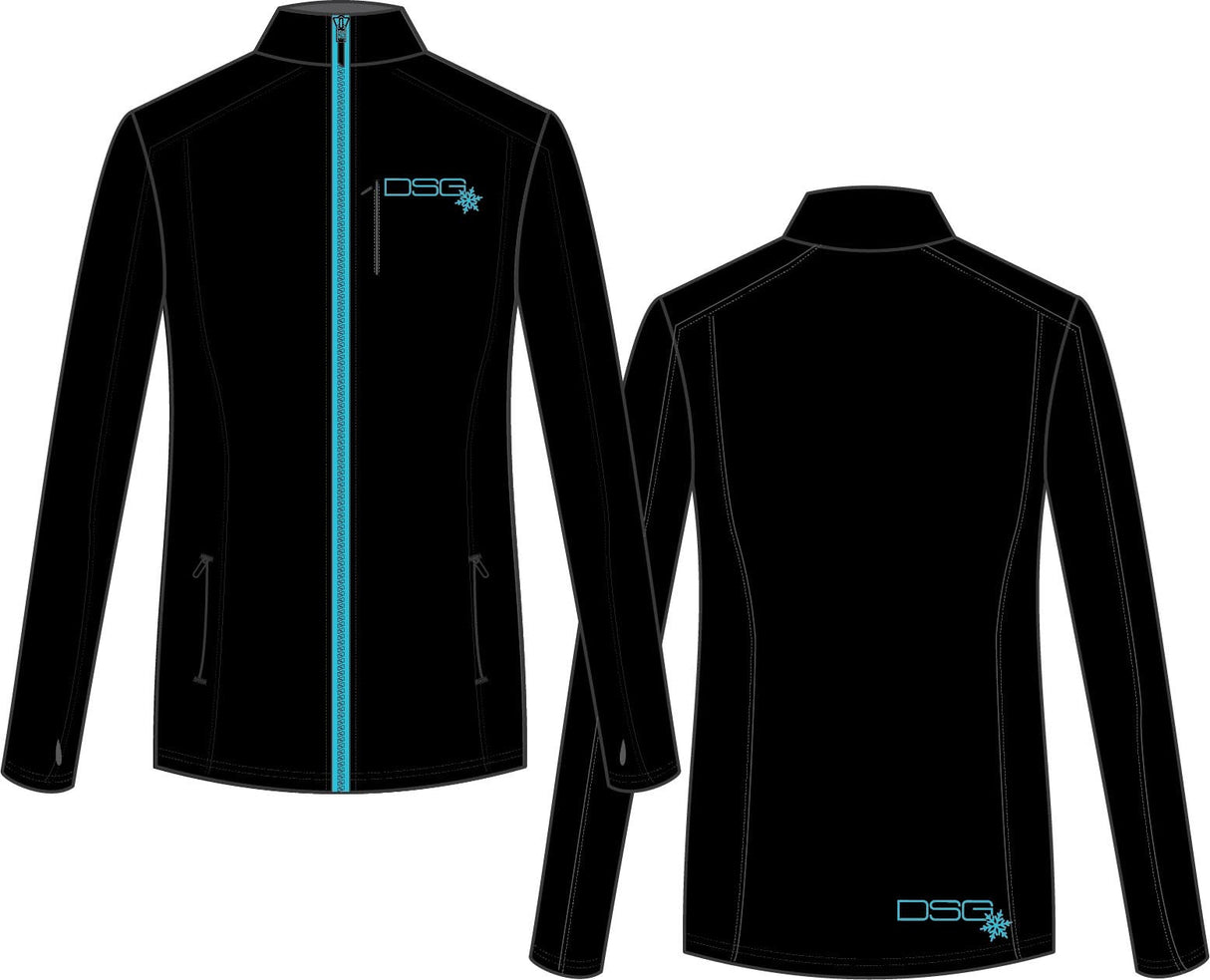 DSG Performance Fleece Jacket Aqua Lg 98932