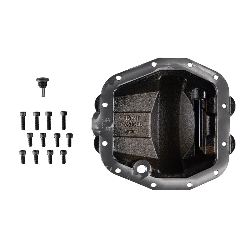 ARB Diff Cover Blk Jeep JL Rubicon Front 0750011B