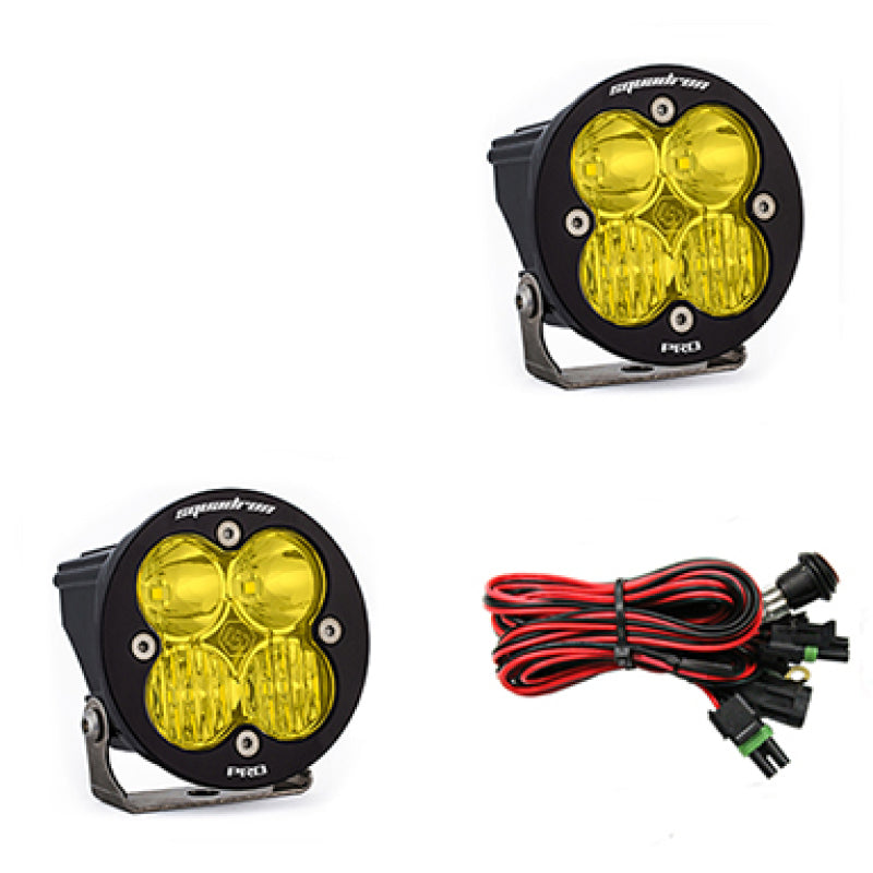 Baja Designs Squadron R Pro Driving/Combo Pair LED Light Pods - Amber 597813