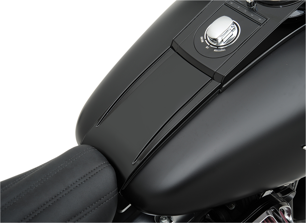 DRAG SPECIALTIES Panel de tablero inferior - Construcción ABS con acabado cromado 301964