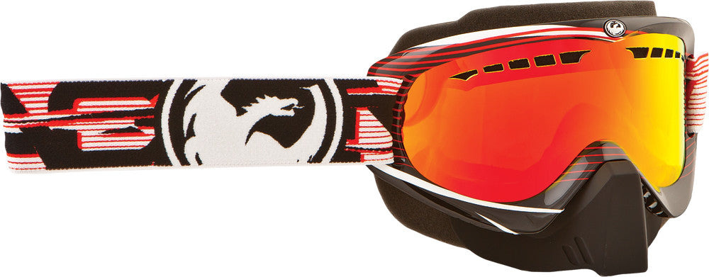 DRAGON Mdx Goggle Nerve Red W/Red Ion. Lens 722-1720