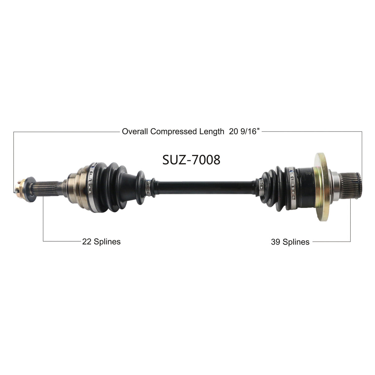 OPEN TRAILOe 2.0 Axle RearSUZ-7008