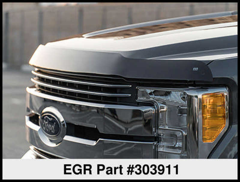 EGR 17+ Ford F-250/F-350 Superguard Hood Shield - Smoke Finish 303911