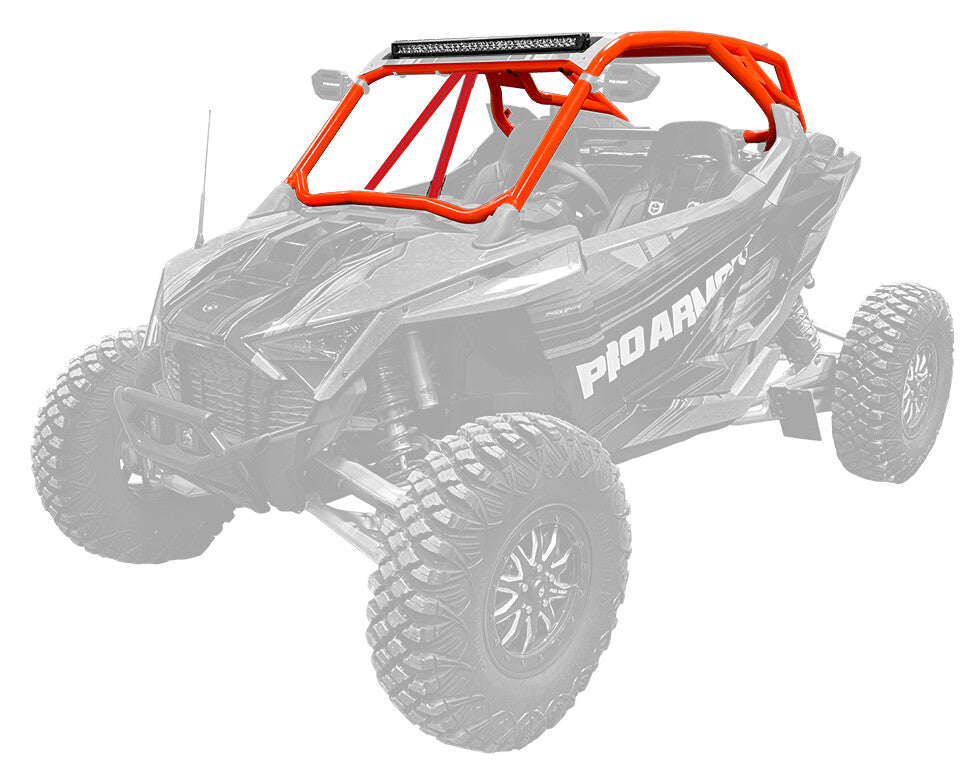 PRO ARMOR Cab Only Cage W/V Intrusion Red P2217C055RD