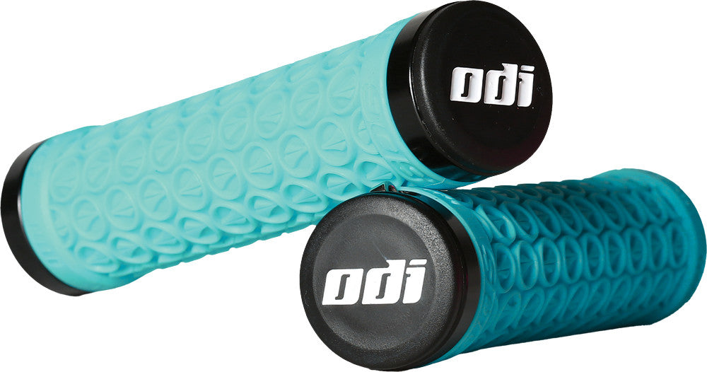 SDG COMPONENTS Hansolo Lock-On Grips Blue D30SDAQ-B