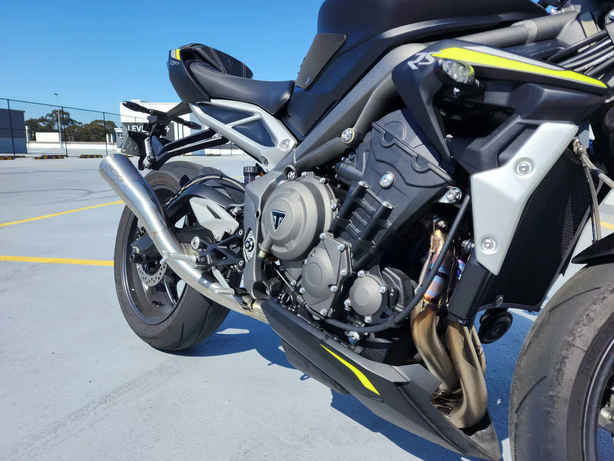 Vandemon Triumph 765 S/R/RS Street Triple Full Titanium Exhaust 2020-2024 TRIUM765STTIEXA VA-150