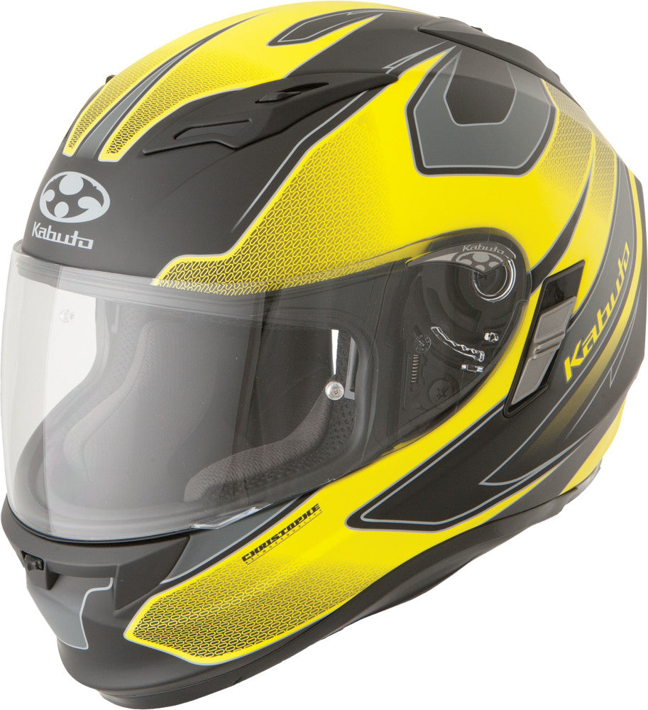 KABUTOKamui Stinger Helmet Flat Black/Yellow L7890327
