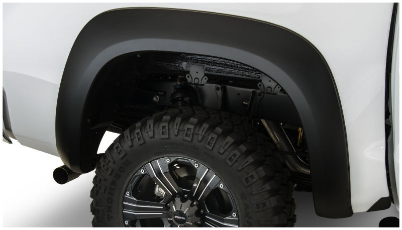Bushwacker 07-13 Toyota Tundra Fleetside Extend-A-Fender Style Flares 4pc - Black 30916-02