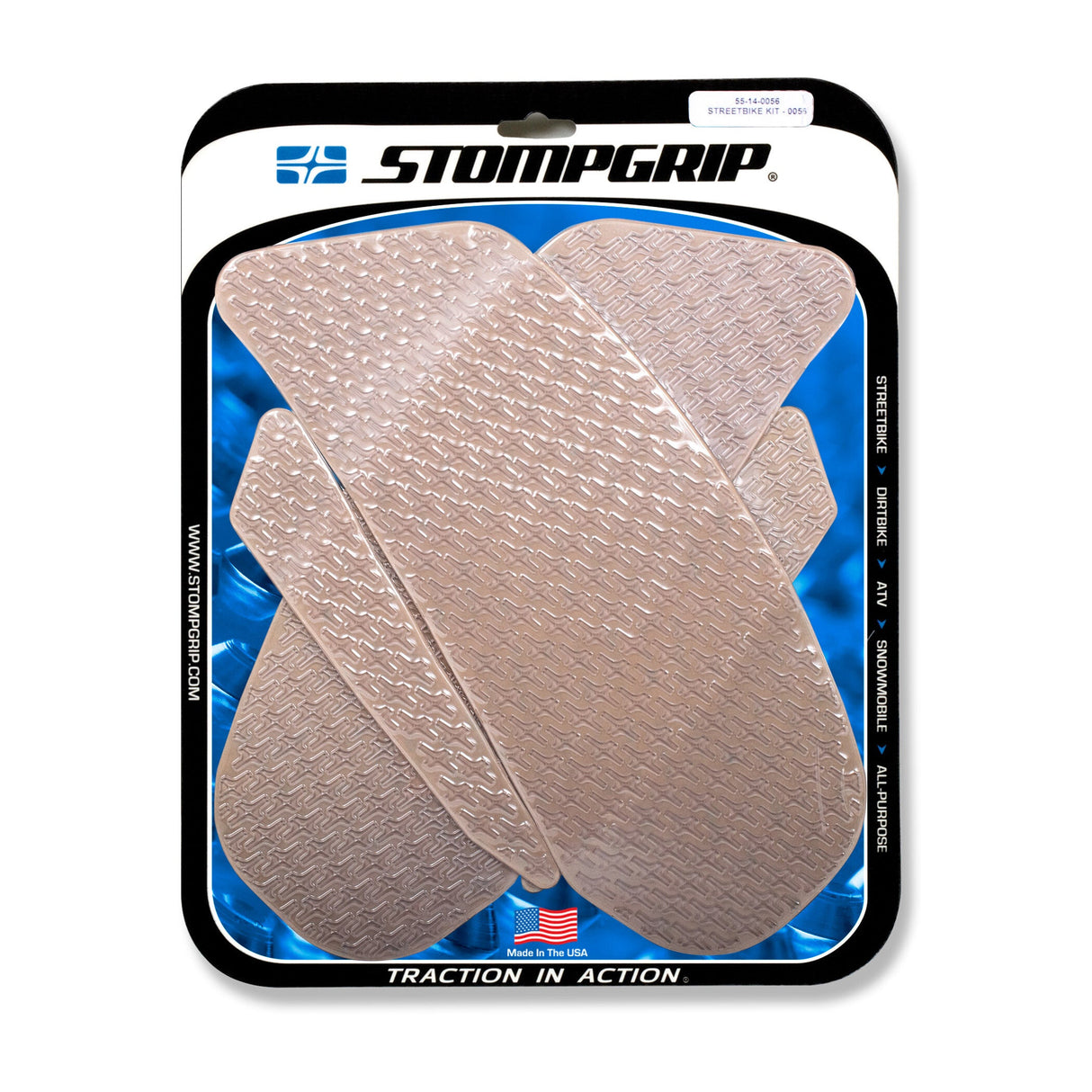 STOMPGRIP Tank Pad Kit Icon Clear 55-14-0056C