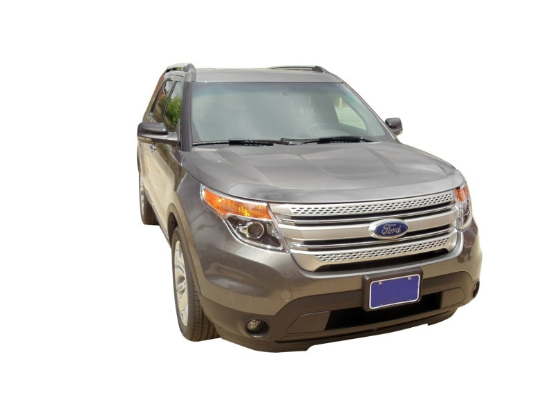AVS 11-15 Ford Explorer (Excl. Sport Model) Aeroskin Low Profile Hood Shield - Chrome 622045