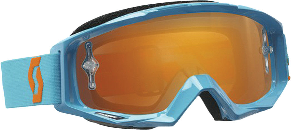 SCOTT Tyrant Goggle Electric Blue W/Orange Chrome Lens 221330-1976280