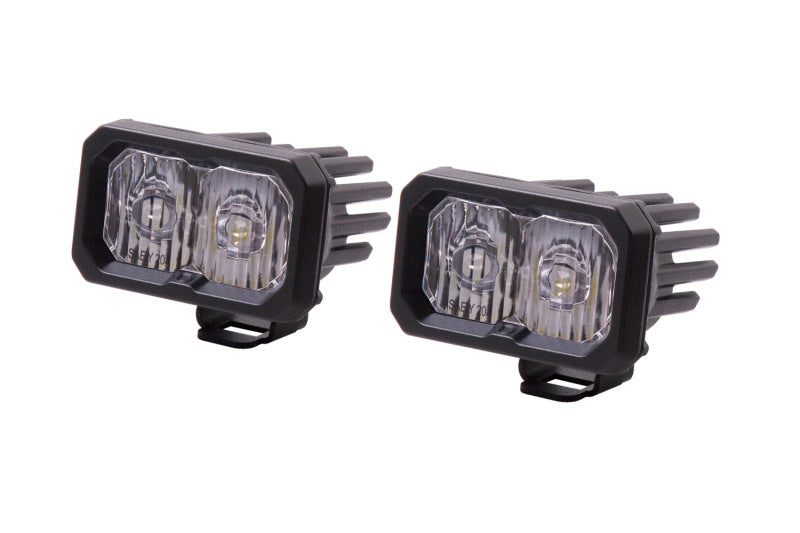Diode Dynamics Stage Series 2 In LED Pod Sport - White Driving Standard ABL (Pair) DD6382P