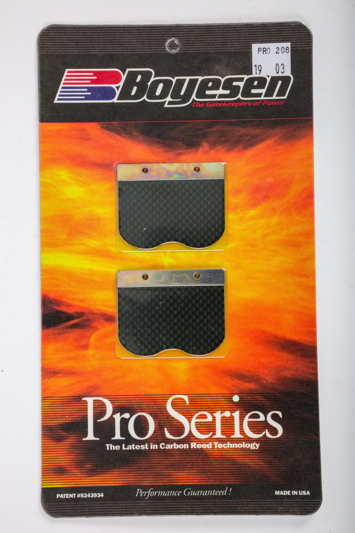 BOYESEN Pro Series Reeds PRO-208