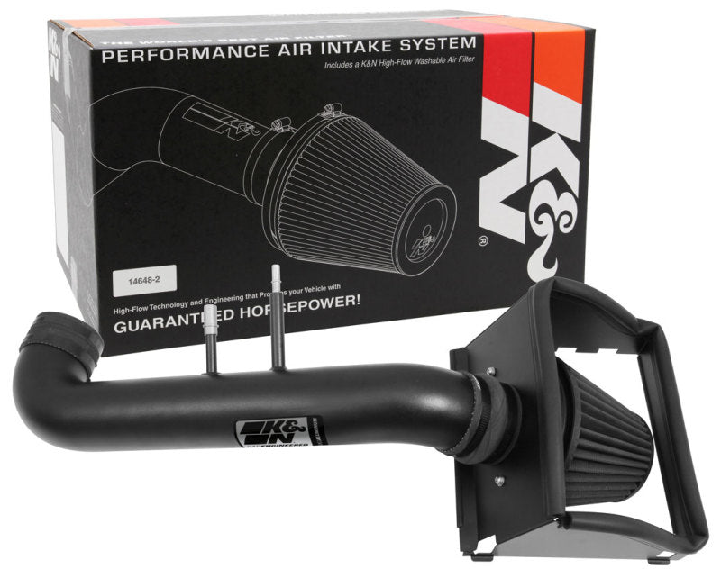 K&N 2015 Ford F150 5.0L V8 Blackhawk Performance Intake Kit 71-2591