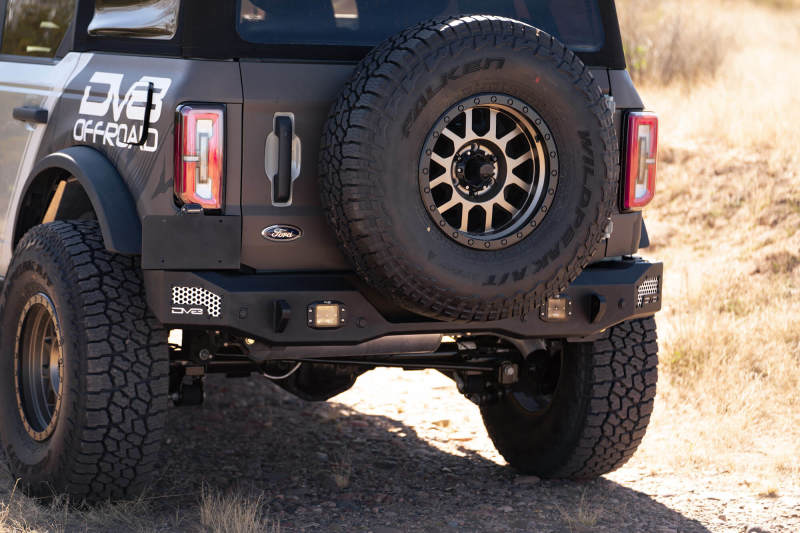 DV8 Offroad 21-22 Ford Bronco MTO Series Rear Bumper RBBR-01