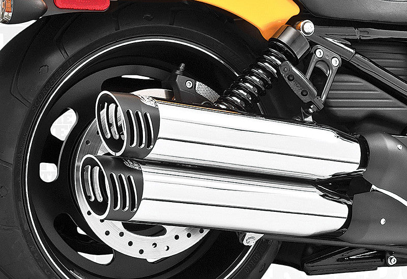 FREEDOM Racing Slip-On Chrome W/Black Tip HD00334