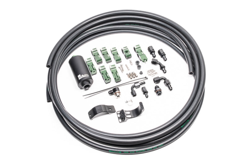 Radium Engineering Early Nissan Fuel Hanger Plumbing Kit Stainless Filter 20-0703-03