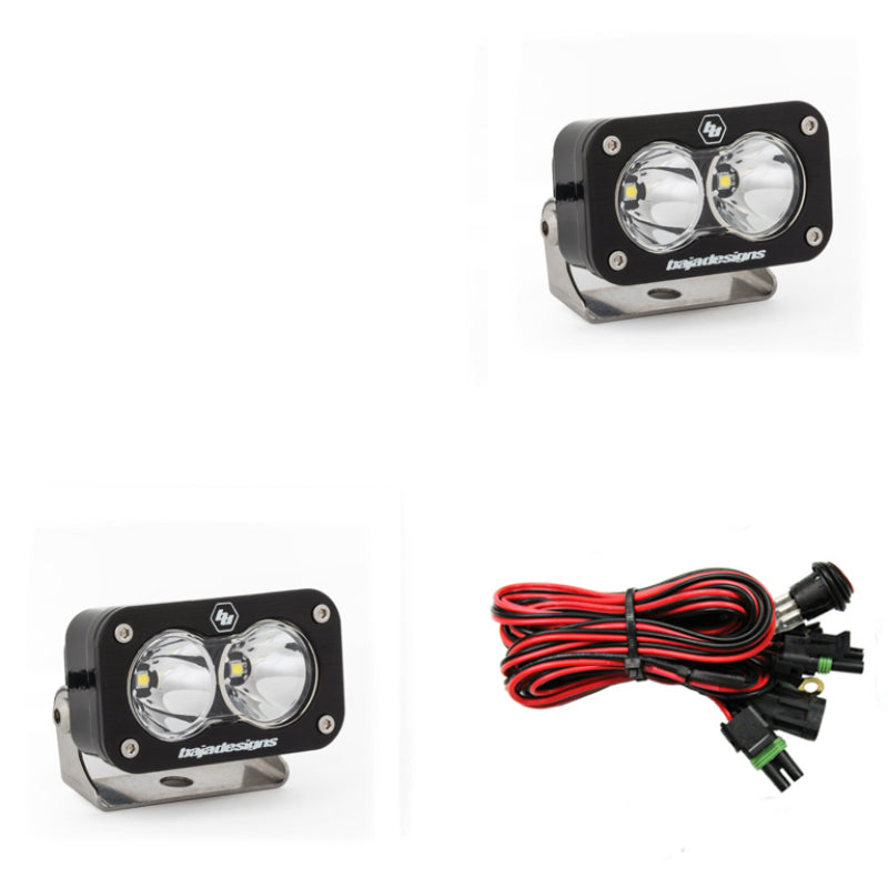 Baja Designs S2 Pro Series LED Light Pods Work/Scene Pattern - Pair 487806