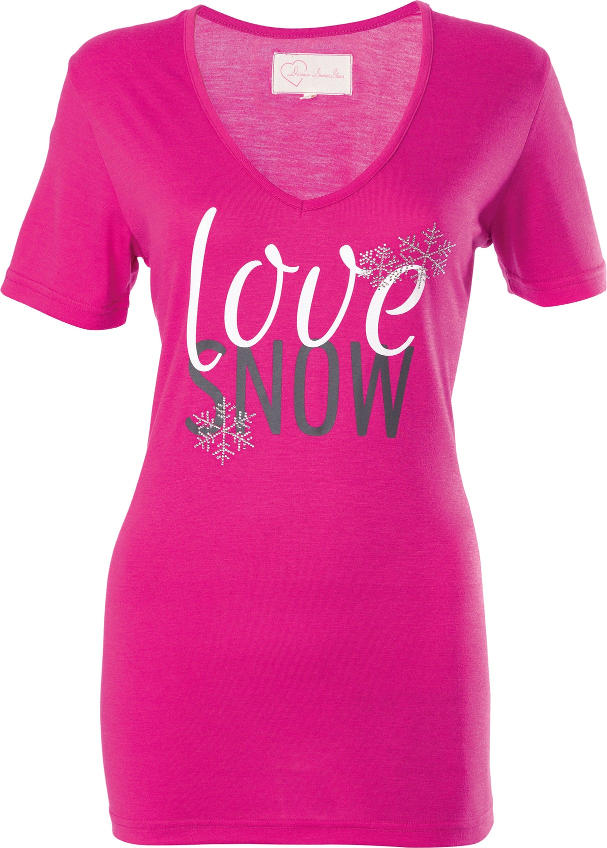 DSG Love Snow Tee Fuchsia S 97422