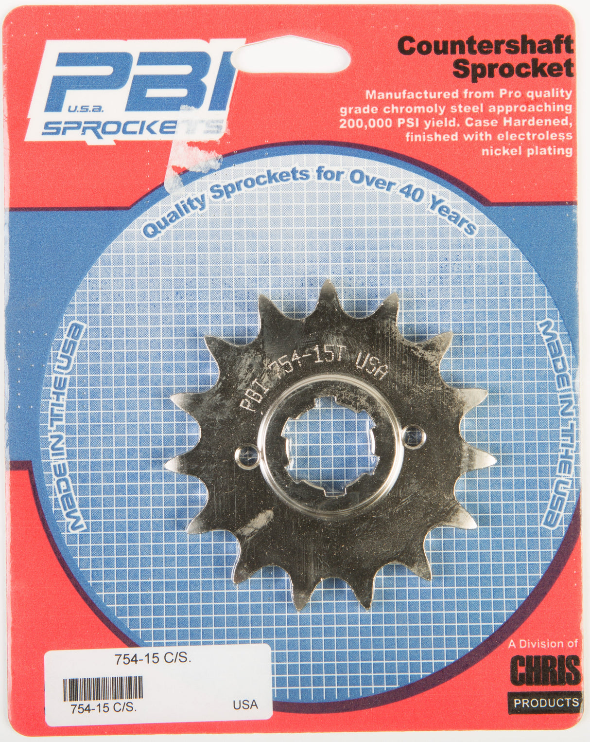 PBIFront Cs Sprocket Steel 15t-520 Yam754-15