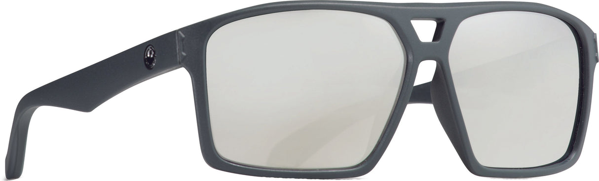 DRAGON Channel Sunglasses Matte Grey W/Silver Ion Lens 336045912024