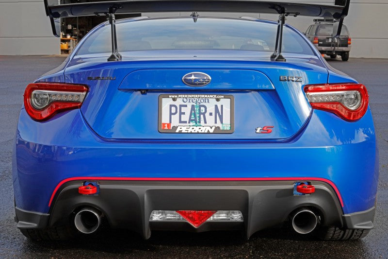 Perrin 13-20 & 2022 Subaru BRZ / 13-16 Scion FRS / 17-20 Toyota 86 Tow Hook Kit (Rear) - Red PSP-BDY-255RD