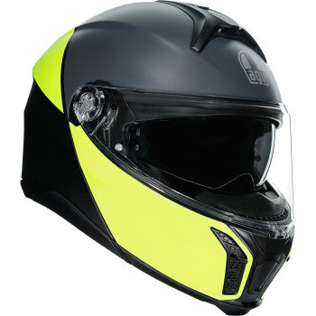 AGV Tourmodular Helmet - Balance - Black/Yellow Fluo/Gray - XL 211251F2OY00115