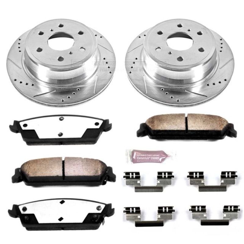 Power Stop 07-14 Cadillac Escalade Rear Z36 Truck & Tow Brake Kit K2083-36