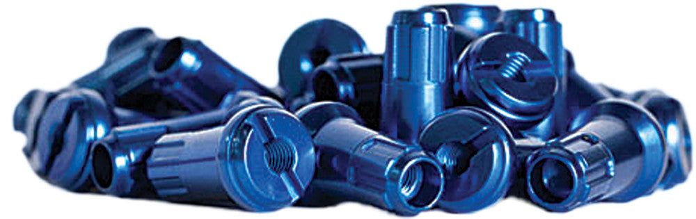 BULLDOG Front Spoke Nipples Blue 98-650D