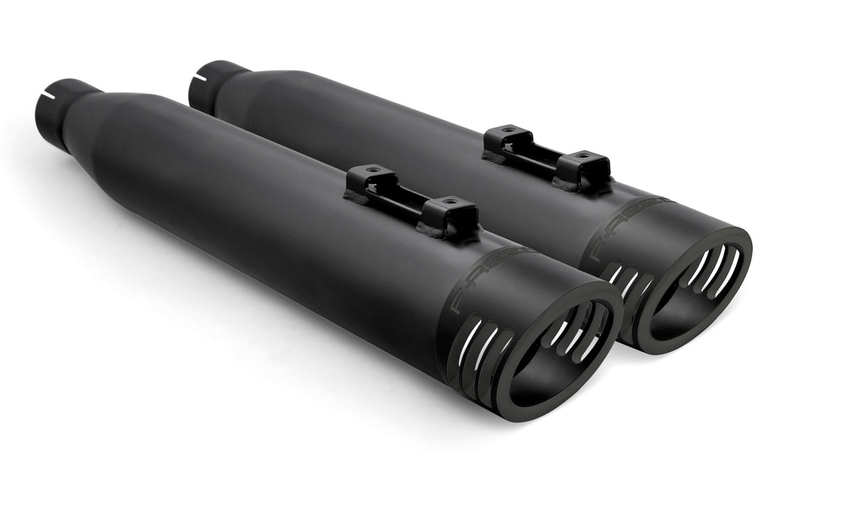 FREEDOM Racing Slip-Ons 4" Pitch Black Flt HD00612