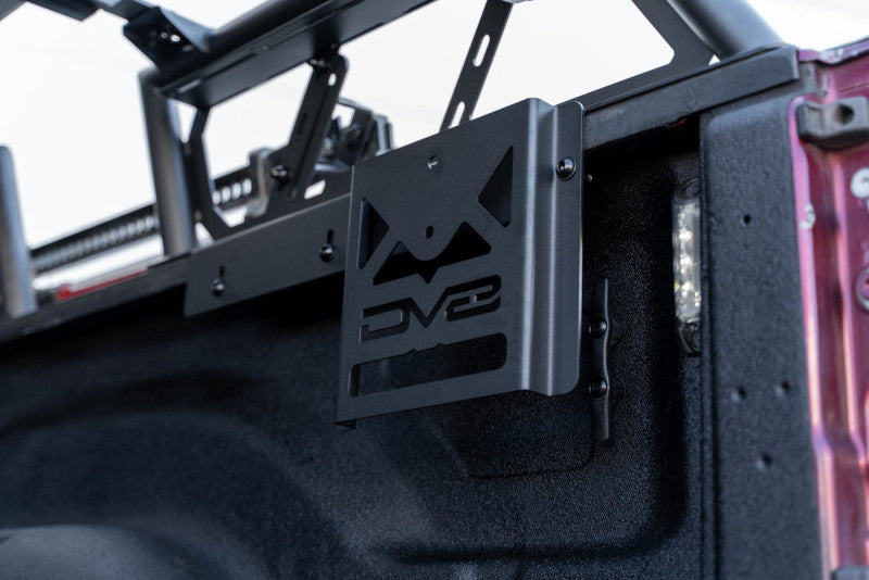 DV8 Offroad 07-23 Toyota Tundra / 09-23 Ford F150 Raptor MTO Series Bed Rack - 2pc Adj. RRUN-03