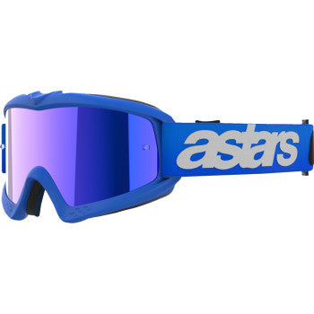 ALPINESTARS GOGGLES Youth Vision Goggle - Blaze - Blue - Blue Mirror 5140425-7271