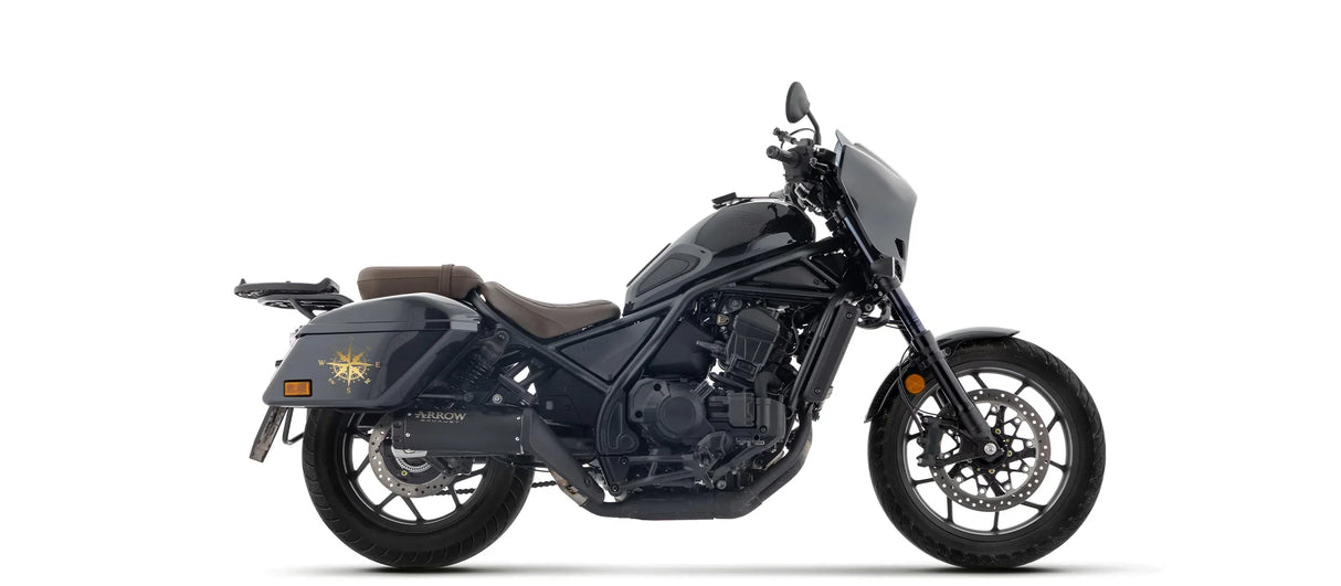Arrow Honda Cmx 1100 Rebel T Dct E5+ 2025/2026 Rebel Nichrom Dark Exhaust - 74518rbn