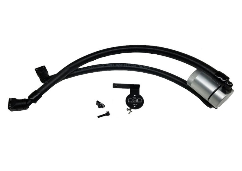 J&L 11-14 Ford F-150/Ford F-150 Raptor 6.2L Passenger Side Oil Separator 3.0 - Clear Anodized 3036P-C