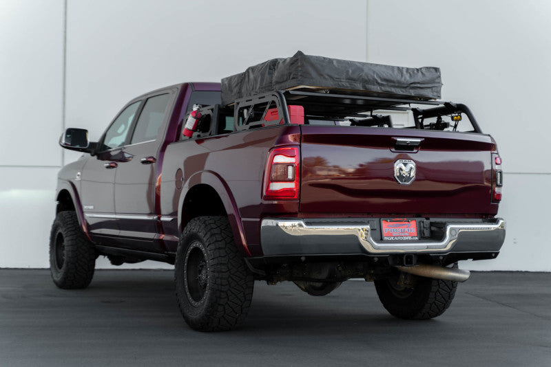 DV8 Offroad 07-23 Toyota Tundra / 09-23 Ford F150 Raptor MTO Series Bed Rack - 2pc Adj. RRUN-03