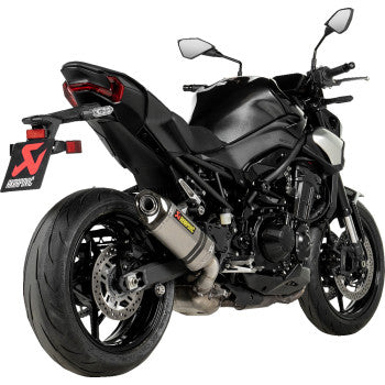 AKRAPOVIC Slip-On Line Muffler - Titanium - ECE - Kawasaki Z900 2025 S-K9SO11-HZT