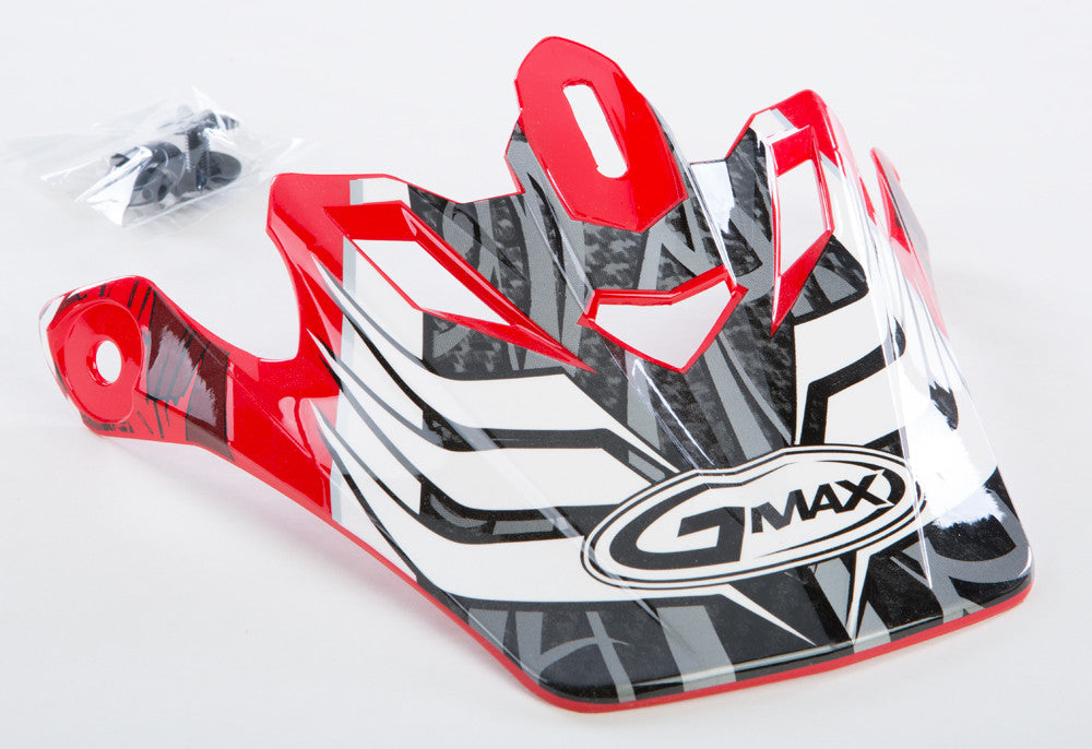 GMAX Gm-46y-1 Shredder Visor Red Youth G046018
