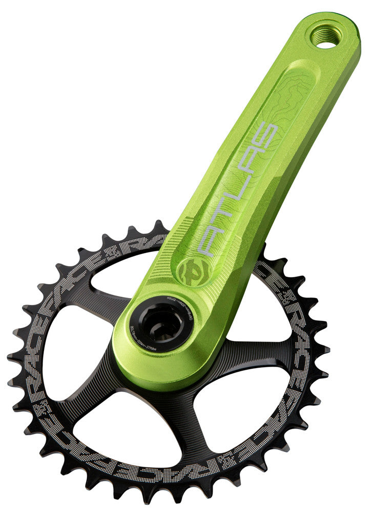 RACE FACE Atlas Cinch Cranks 165mm Green CK16A83A165GRN