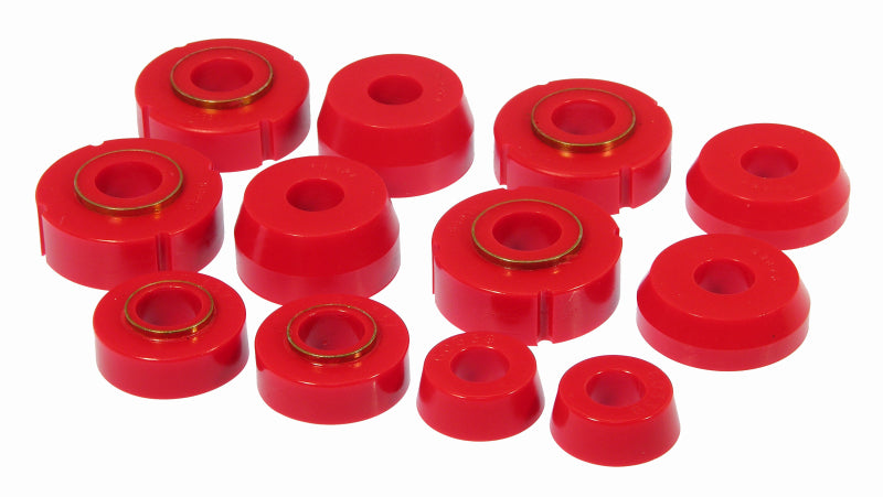 Prothane 66-79 Ford F100-350 2wd Body Mount - Red 6-110