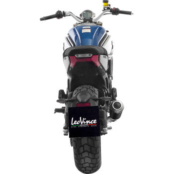 LEOVINCE LV-10 Slip-On Muffler - Black CF Moto 700CL-X 15256B 1811-4386