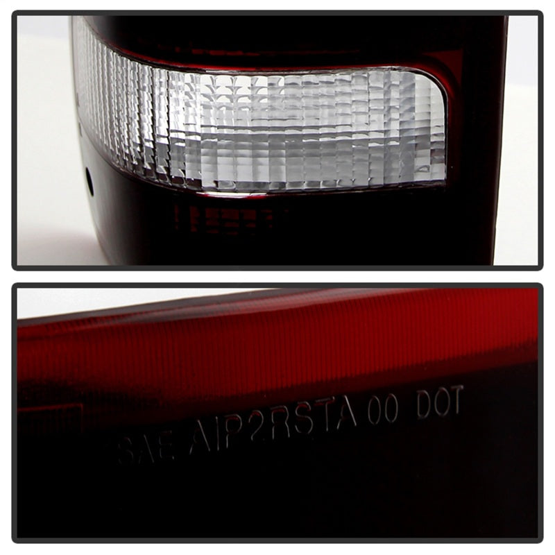 Xtune Ford Ranger 93-97 OE Style Tail Lights Red Smoked ALT-JH-FR93-OE-RSM 9030574