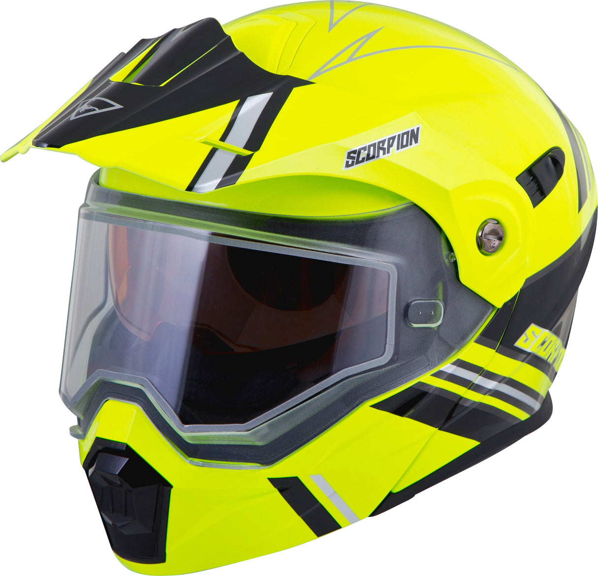 SCORPION EXO Exo-At950 Cold Weather Helmet Teton Hi-Vis 3x (Dual Pane) 95-1498-SD