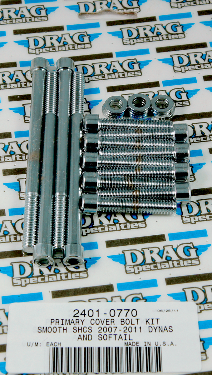 DRAG SPECIALTIES Kit de pernos primarios lisos - Softail MK672S