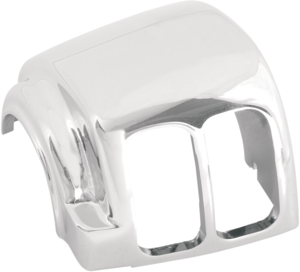 DRAG SPECIALTIES Carcasa del interruptor - Izquierda - Superior - Lisa - Cromada H07-0671B-LT