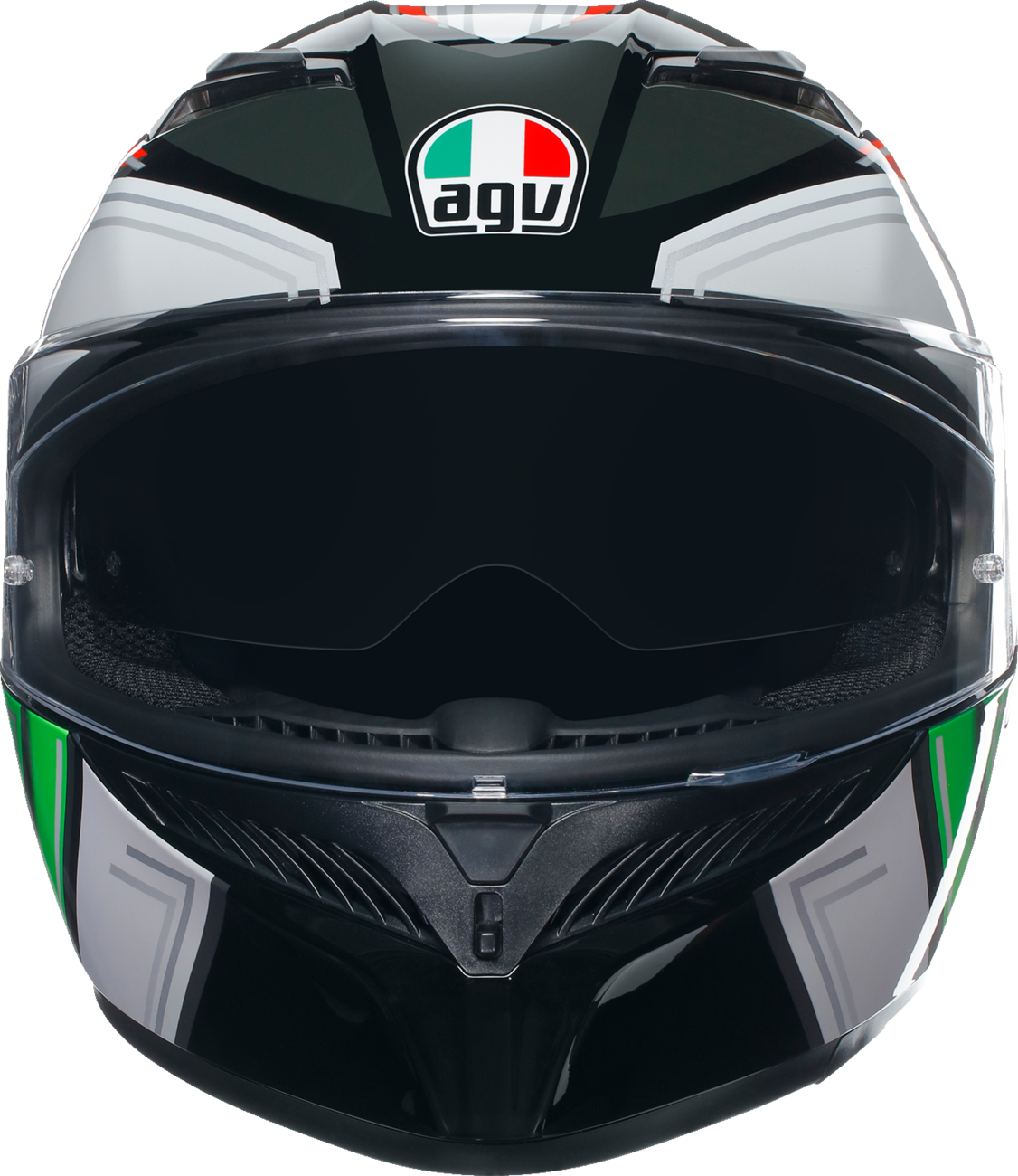 Casco AGV K3 - Wing - Negro/Italia - Mediano 2118381004007M